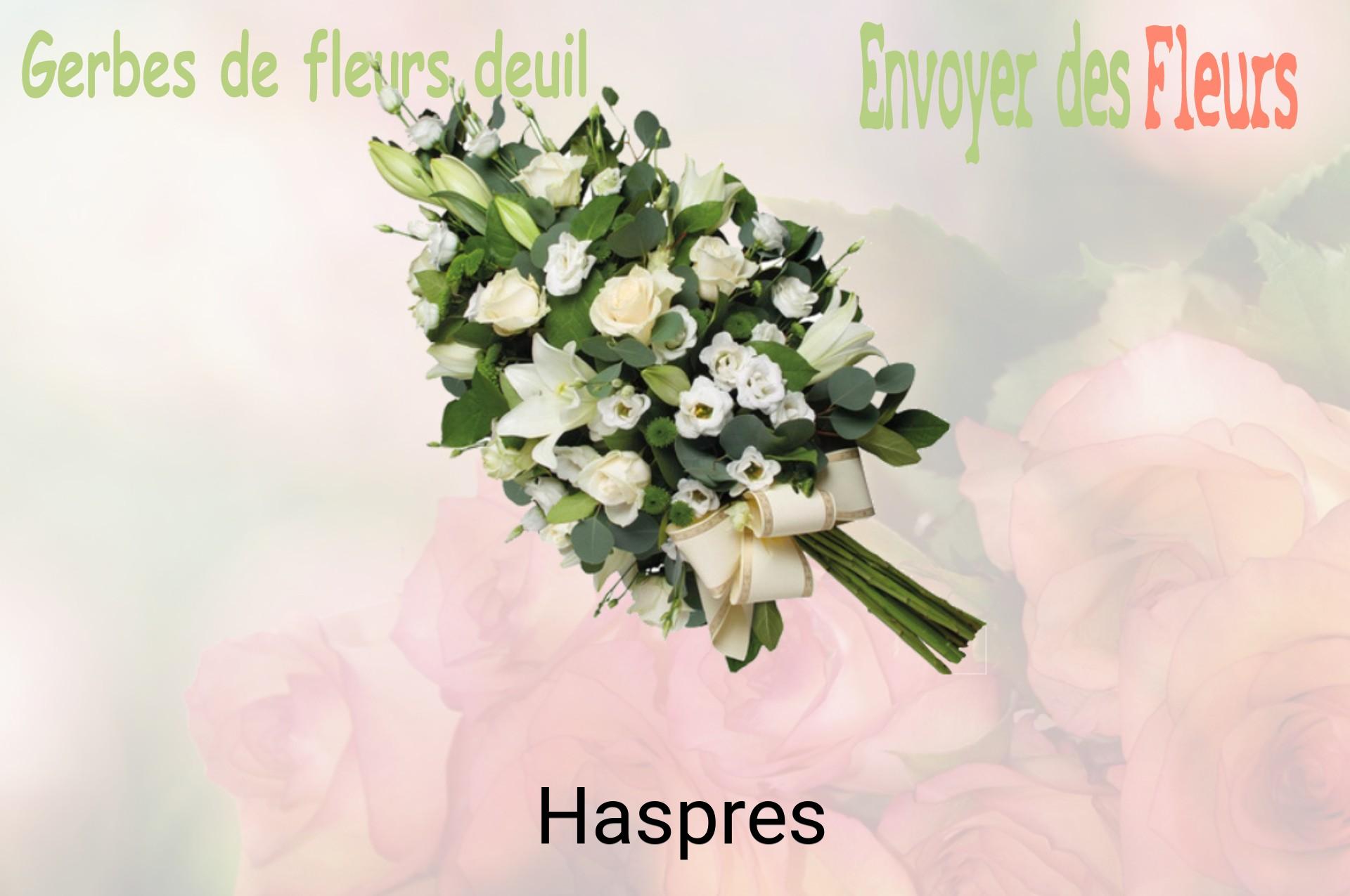 Gerbe de fleurs de deuil livrée à Haspres